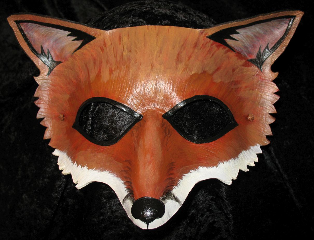 Red fox mask.